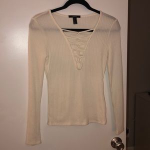 Forever 21- Long Sleeve w/ Crisscross Cutout
